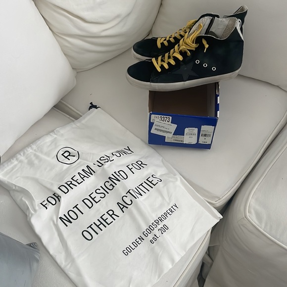 Golden Goose Francy Mens High Top Sneakers - Picture 13 of 16